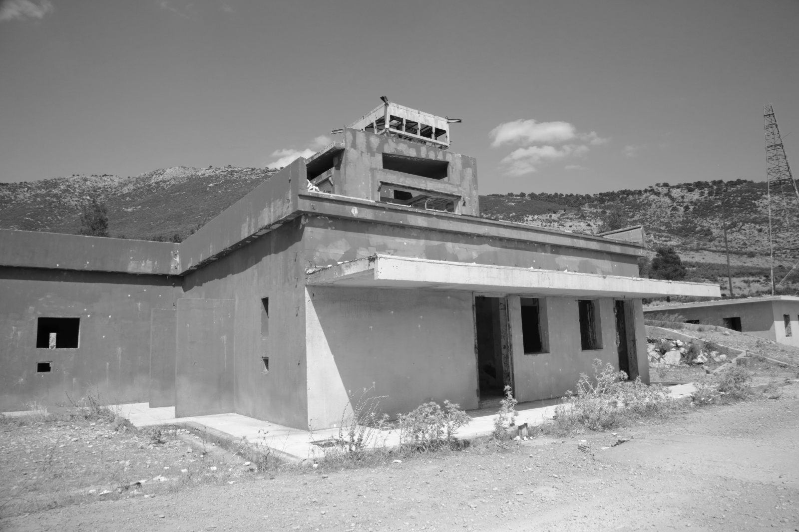 Abandoned NATO base,  Aspropyrgos, Greece